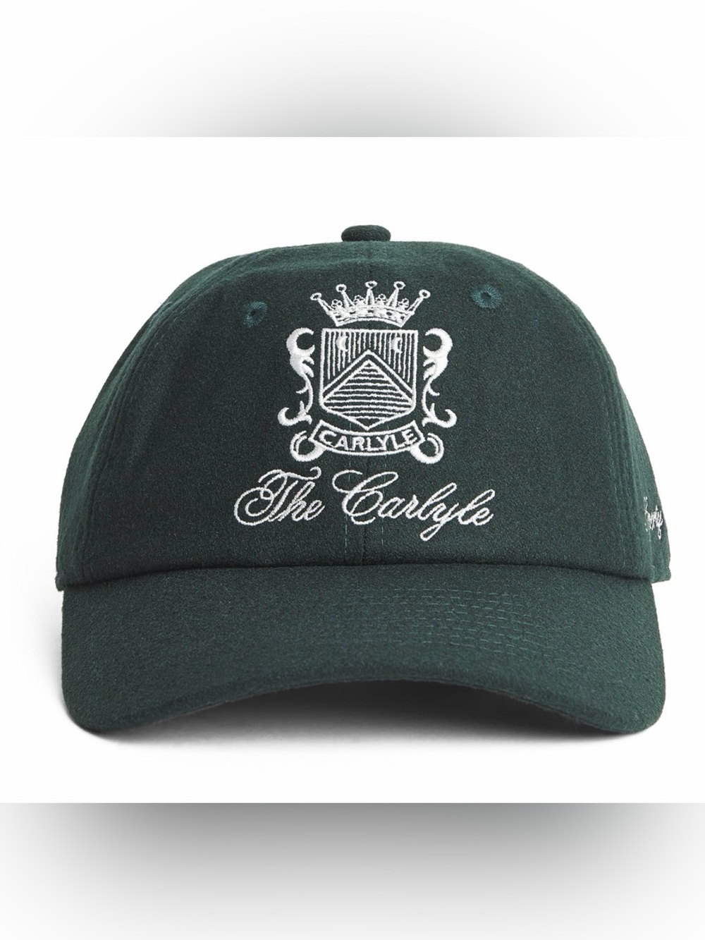SPORTY & RICH X Carlyle Wool Baseball Cap